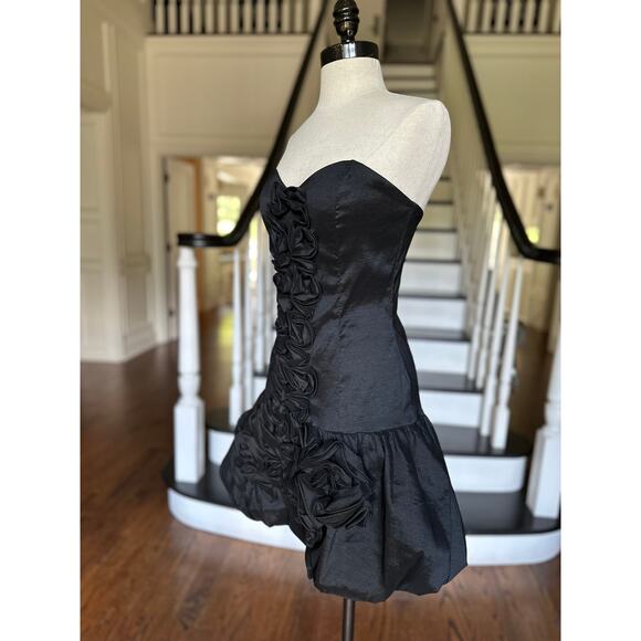 Y2K McClintock Special Occasion Ruffle Bubble Mini Dress Prom Party WhimsyGoth - Picture 8 of 10